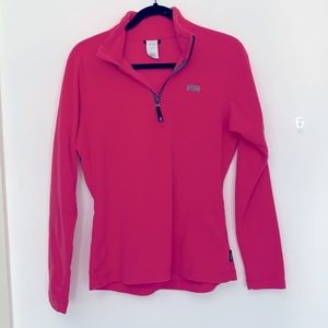 Polartec athletic zip fleece